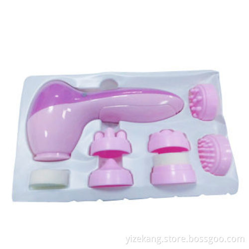 Mini Electric Face Massager with 6 accessories